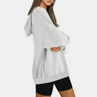 Kayannuo pulover za žene za čišćenje kore za čišćenje dame duge rukav pad dukserice za palicu za žene modne duksere na vrhu casual bundeve začine kafić