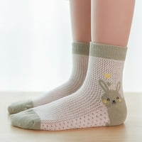 B91XZ Djevojke Socks Socks Podne čarape Ljetne pamučne čarape crtani tanka prozračna jesen crtani moda,