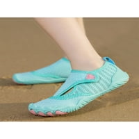 Gomelly Girls Boys Vodene cipele Bosonofoot plaža cipela na akva čarapama Udobne stane ljetne na otvorenom zeleno 11c