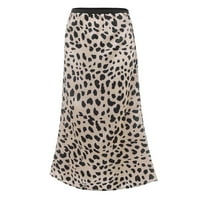 Ženske suknje Ljeto Ležerne prilike Leopard Print High Slam Slim A-Line Srednje suknje