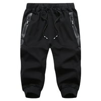 Entyinea muške casual joggers trenerke vježbaju casual radne jogger hlače sa džepom crnim l