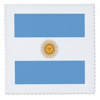 3Droza zastava Argentina - kvadrat quilt, po
