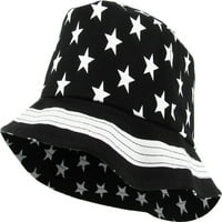 Američka zastava USA Bucket Hat Fashion Print Ljetna kapa