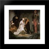 Izvođenje Lady Jane Grey Framed Art Print Paul Delaroche