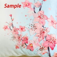 Cvjetni cvjetni jastuk, Paisley uzorak ružičasti jastučni jastučni jastuk za jastuk pokrovite dvije
