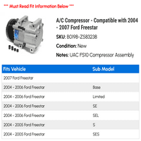 C Kompresor - kompatibilan sa - Ford Freestar 2006