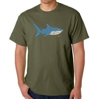 Muška majica za reč Art - tata morski pas