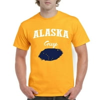 Normalno je dosadno - muške majice kratki rukav, do muškaraca veličine 5xl - Aljaska zastava