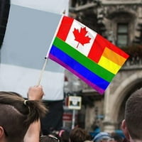 FT Rainbow javorov zastava Kanadske oznake za zastave sa bojama za ispis