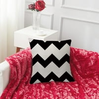 Geroge jastučnica crno bijela talas plišana digitalna tiskana za kućna posteljina dnevna jastučnica
