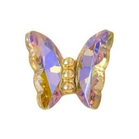 Operise ukrasi za nokte pjenušava površina lijepo sjajni vizualni efekt FAU Crystal luksuzni leptir