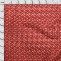 Onoone Rayon crvena tkanina Jakonska cvjetna šivaća materijal za ispis tkanina sa dvorištem širom