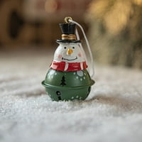 Ukrasi za čišćenje kuće Santa Claus Snjegović zvono Privjesak Iron Bell Dekoracija Božićna stabla Privjesak