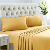 Broj navoja Egipatski pamučni četverodni lim za krevet postavljen duboka džepna veličina puna XL
