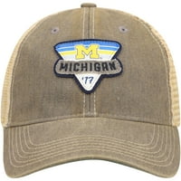Muški sivi Michigan Wolverines Legacy Točka Old Favorit Trucker Snapback Hat - OSFA