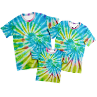 Tie-Dye Summer Fashion Majica kratki rukav Cartoon Casual Top Dječja majica Odjeća za majicu 3- godine