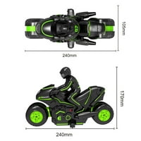 DSSENG RC motocikli na daljinski upravljač, brzina RC auto daljinski upravljač automobila, 2.4GHz 360
