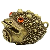 Mesingani Luck Toad Decor kreativni mesingani privjesak