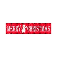 Rdeuod božićni baner na otvorenom - 98,42x, božićna prednja trijem, božićno dvorište Baner, božićna