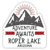 Roper Lake Arizona Suvenir Vinil naljepnica za naljepnicu Avantura čeka dizajn