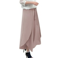 Duks žene Ženske čipke čipke šifonske pantalone Elastična struka Ležerne prilike sa širokim suknjem