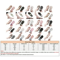 Rochimi ženske flip flops Thong sandale na plaži Ljeto Ležerne prilike obojene putne udobne papuče bez klizanja 5-7. Zec ružičasta 7