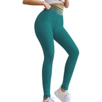 Xinqinghao Palazzo Hlače Žene Solid Work Mingings Fitness Sportski trčanje yoga hlače hlače za žene Trendi zeleni s