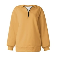 Cacomomrkark pi plus veličina Veličina ženske košulje s dugim rukavima dukserice bez kapuljača Labavi bluza pulover vrhove