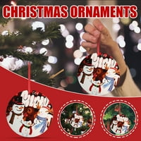 Dezed Božićne ukrase čišćenje visokokvalitetnih ukrasa za božićne stablo Privjesak s konopom Božićni