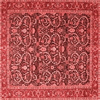 Ahgly Company Zatvoreni kvadrat Perzijski Crveni tradicionalni prostirci, 5 'kvadrat