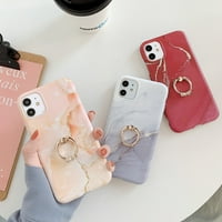 Toyella mramorni prsten telefona Ružičasta bijela iPhonexx max