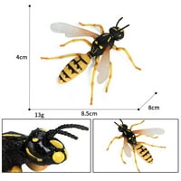 Fule simulacija životinjskih insekata Model figure pčele osi pvc lutke Obrazovne igračke poklone