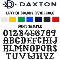 Daxton Classic Snapback ravni vizir Vintage Custom Broj slova Kapa kapa, sivi kraljevski šešir, broj