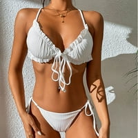 Modni čvrsti uboj ubojci izdubljeni iz podijeljenih bikini minimalistički seksi bikini setovi za žene