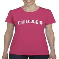 - Ženska majica kratki rukav, do žena Veličina 3XL - Chicago