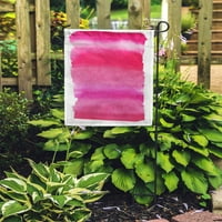 Vruće akvarel gradijent ružičaste boje akvarel tamne apstraktne zamagljene bašte za zastavu Dekorativna
