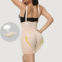 Čipka za oblikovanje za žene Bešavne plus veličine Tummy-Control-Control Butts Podizač za podizanje visokog struka Strijel za mršavljenje Corset Slabwear Beige XXXXL