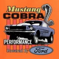 Wild Bobby, Mustang Cobra Performanse Ford automobili i kamioni Unise grafički kapuljač dukseri, narandžasti, srednji