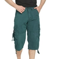 Teretne kratke hlače za muškarce, muškarci Camo Cargo Shorts Casual Labavi Jogger kratke hlače Starsty