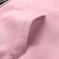 Ženska dukserica Grafički zip up hoodie modne prevelike obične dukseve udobne plus size slatke jakne za teen top