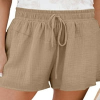 Avamo dame Baggy Bermuda Ljetni plažni kratke hlače Leisure Hawaii Short Hot Hlače Žene Nacrtavanje elastičnog struka Lounge Mini Pant