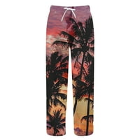 Gubotare Duksevi za muškarce sa džepovima Hlače Baggy Boho Yoga Havajis Ležerne prilike za odlaganje Crotch pantalona