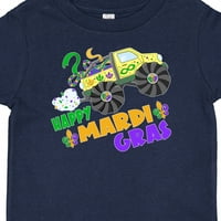 Inktastic Happy Mardi Gras Monster kamion sa perlama Poklon Dječak za djecu ili majicu za bebe