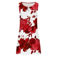 Haljina za cvijeće Modne casual haljine za žene 50% popusta na klirence Specijalno bez rukava V izrez