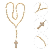 Ogrlica od rutarskog perla molitvene perle vrata Privjesak za vrat na vratu Privjesak Rosarizirana ogrlica