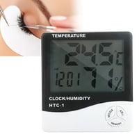 Higrometar termometra sa satom, digitalni termometar, čvrst za dom