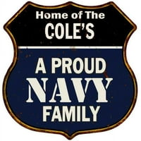 Ponosna mornarica Porodični znak Shield Metal Poklon 211110017116