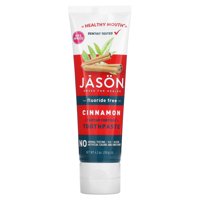 Jason prirodna, zdrava usta, tartarna pasta za zube, fluorid, cimet, 4. oz