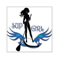 Cafepress - Sup Girl naljepnica - Square naljepnica 3 3