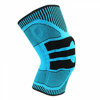 Podrška ligamenta koljena - podstavljena patella rukava sa koljena-plava
